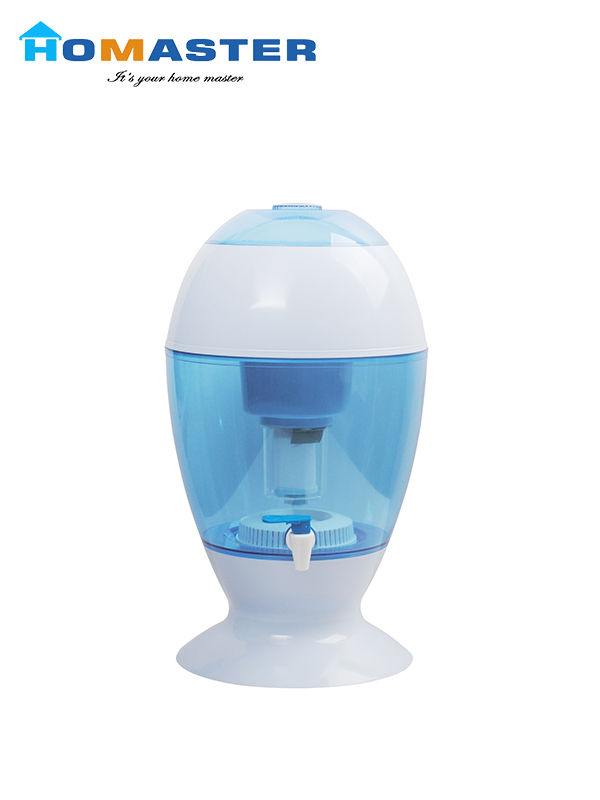 19L Egg Shape Desktop Mineral Water Filter Pot