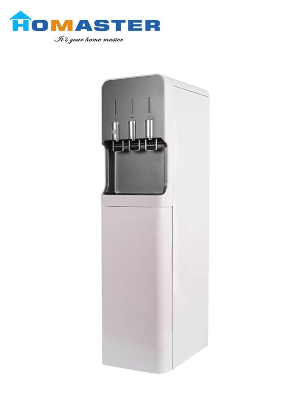 Compressor refrigeration vertical hot and cold water dispenser
