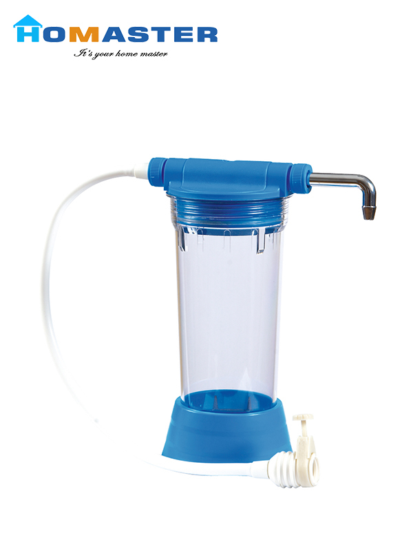 1 Stage Desktop Water Filter Housing with Faucet