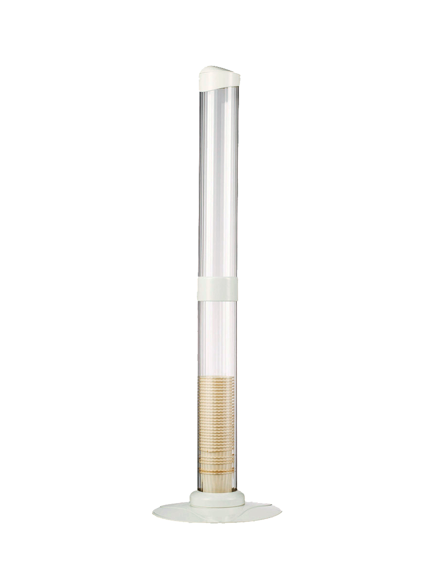 New Transparent High Quality Vertical Disposable Cup Dispenser