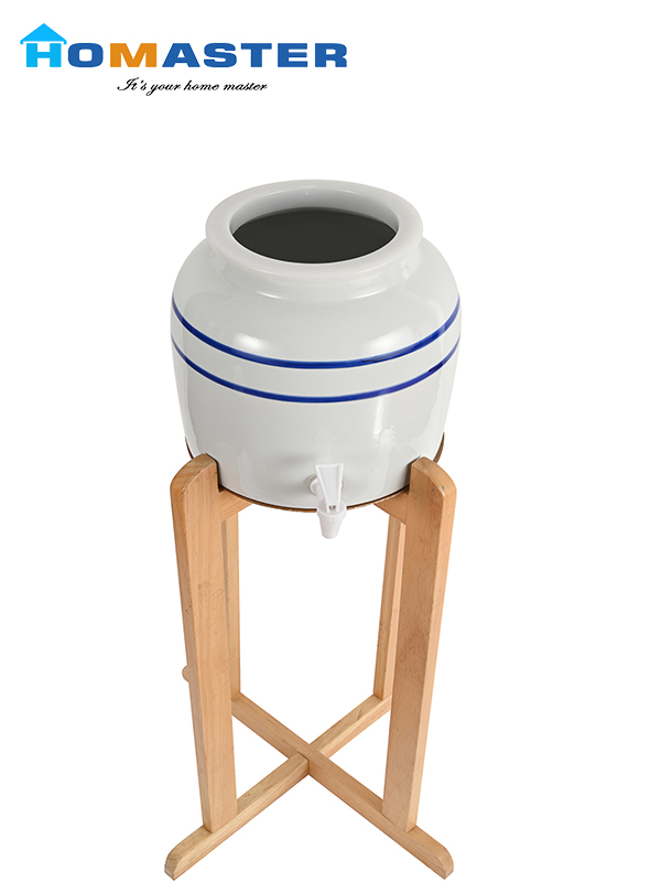 Wooden Floor Stand for Ceramic Water Dispenser