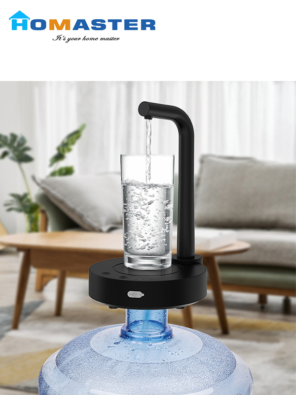 Plastic USB Rechargeable Bottle Water Pump for Water Bottle