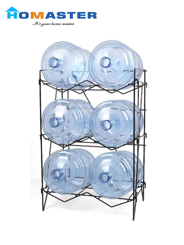 Three Layers Metal Bottle Cradle for Bottled Water