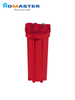 Red 10 Inch Filter Housing For Hot Water