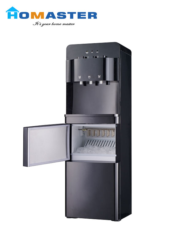 Hot & Normal & Cold Vertical Water Dispenser with Ice Maker