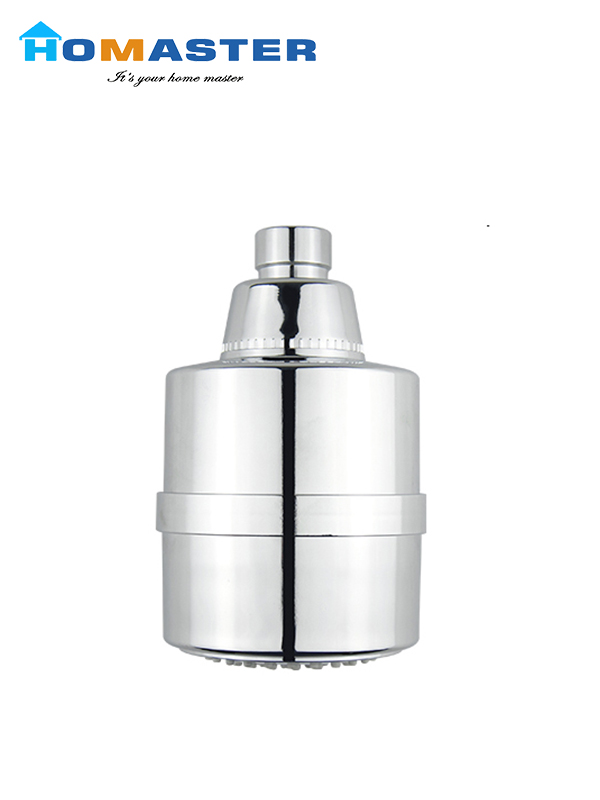 Plastic Chromed Shower Filter with Activated Carbon