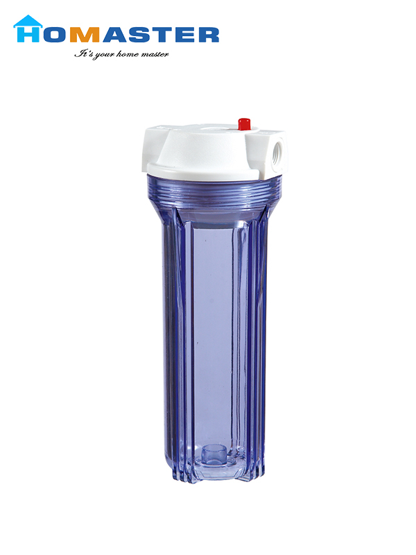 10” Clear Color Filter Housing for Filter Cartridge 