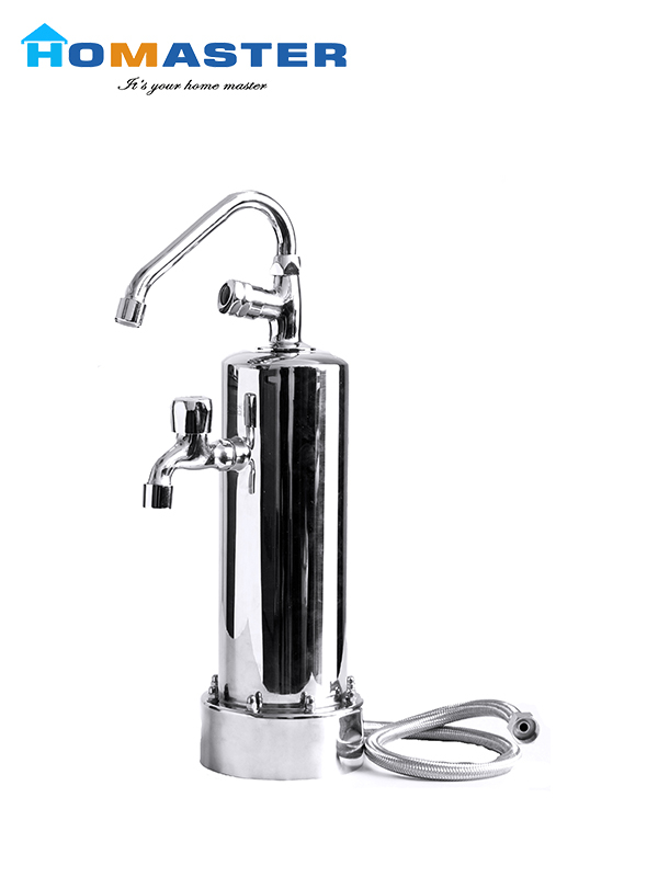 Stainless Steel Desktop Water Filter for Kitchen