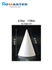 Disposable Conical Cup without Edge Roll for Stations