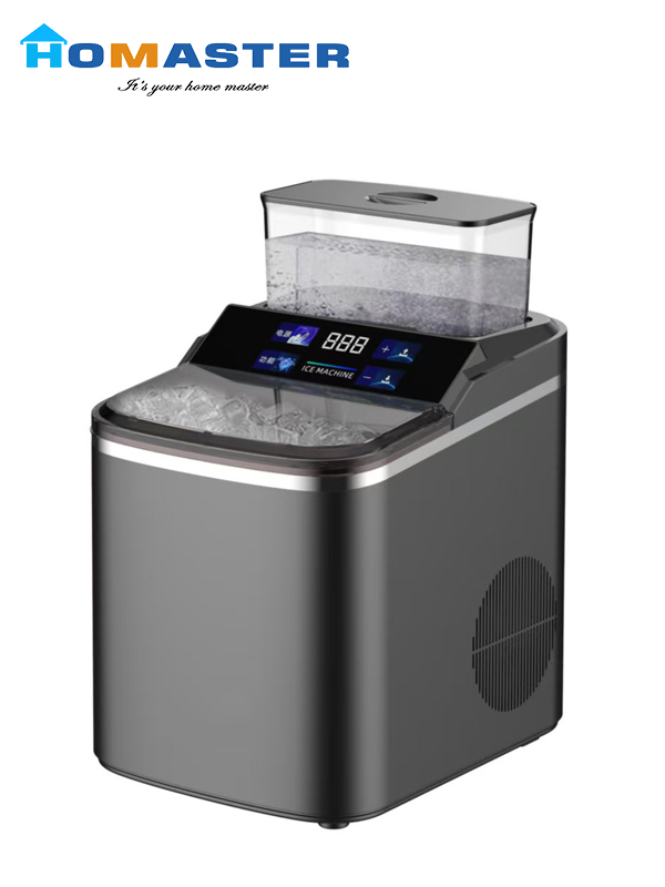 Touch Screen with Water Tank Small Ice Maker
