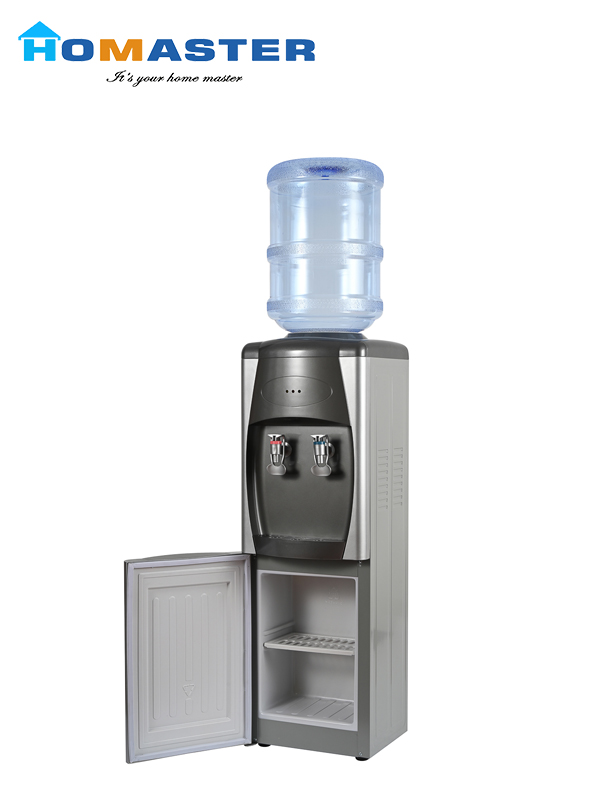 Hot And Cold Water Dispenser with Storage Cabinet