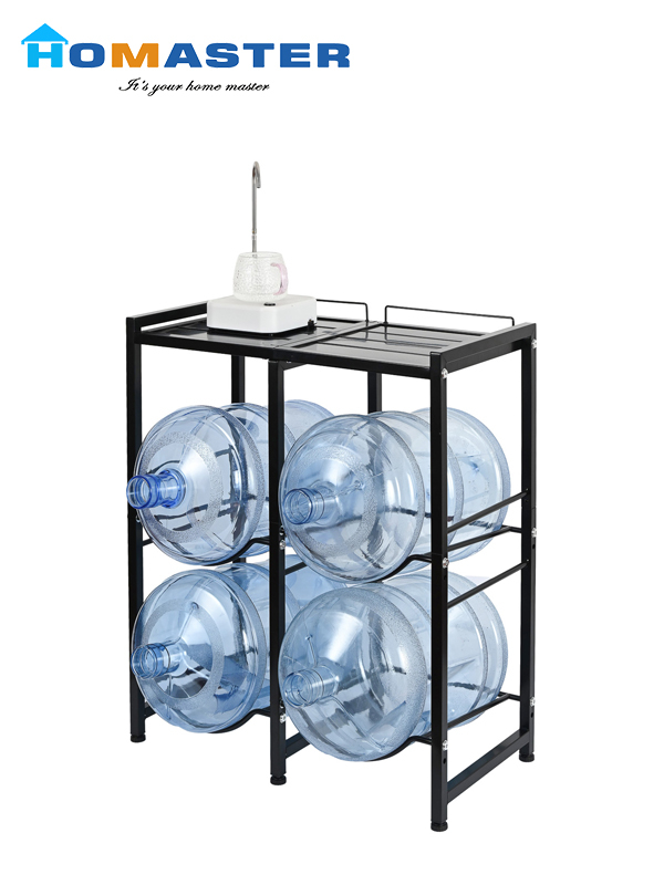 Metal Cradle/ Bottle Shelf for 4 Pcs Gallon Water Bottles
