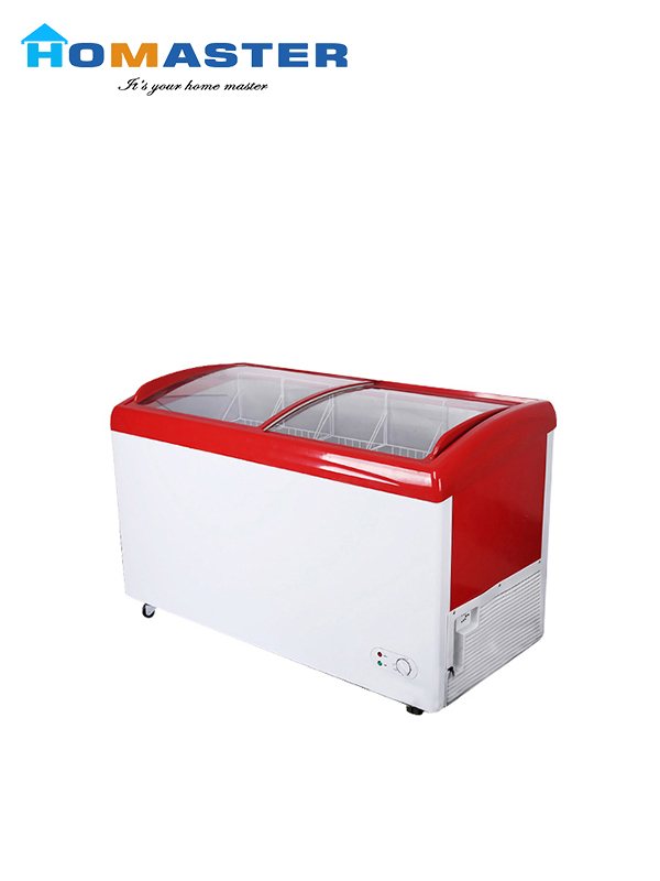 339L DC Ice Cream Freezer with Wheels