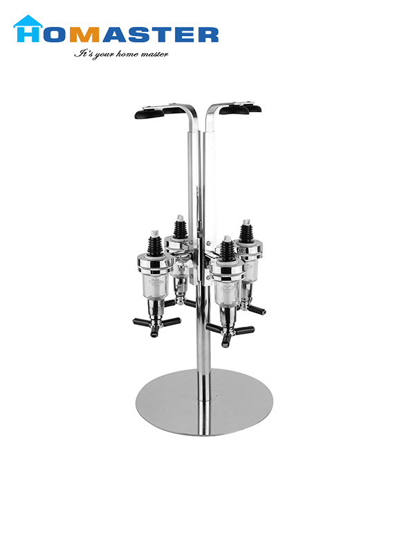 Restaurants & Bars Wine Dispenser With Four Bottles 