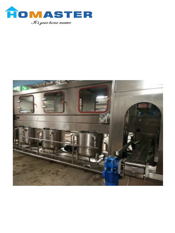 Automatic 600 BPH Water Gallon Bottle Filling Machine