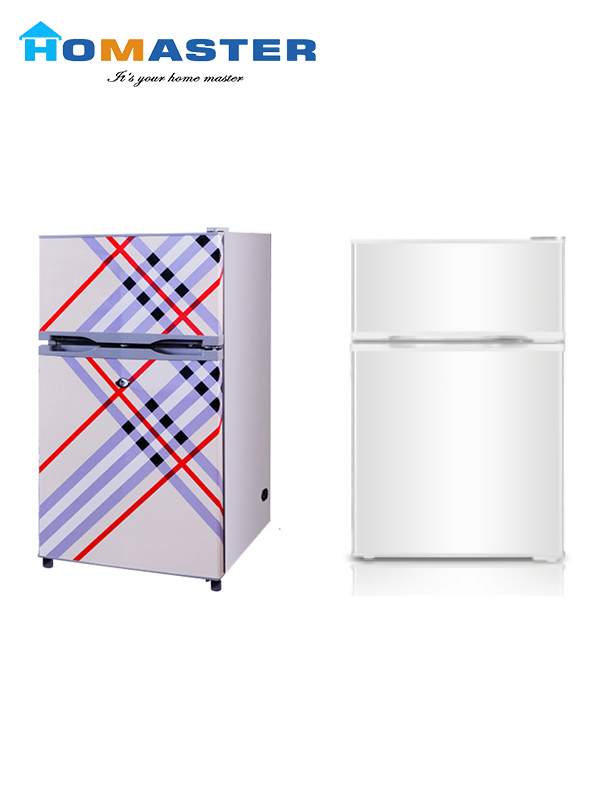 98L Silver DC Solar Fridge with Two Doors