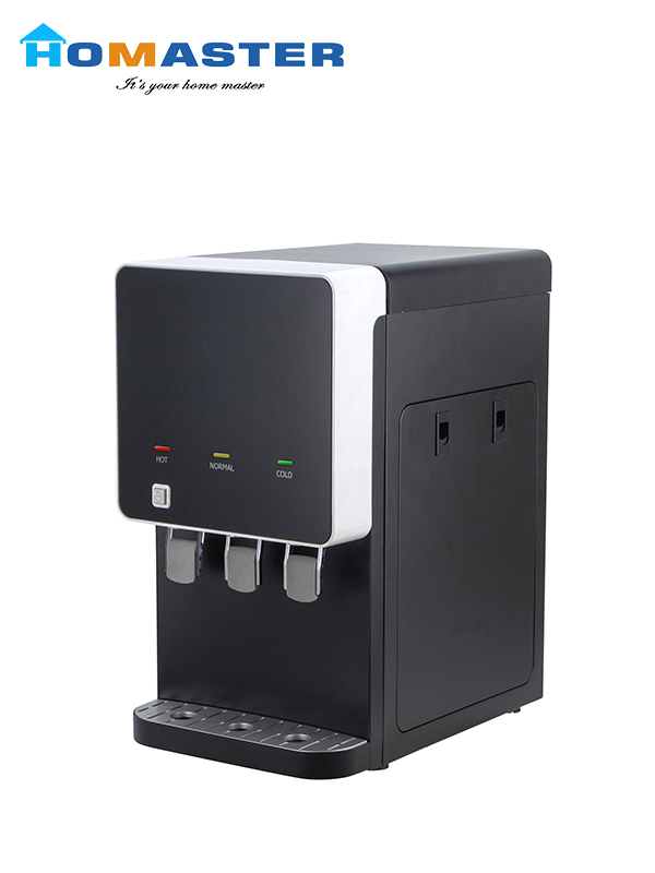 Desktop Hot And Cold Water Dispenser 4 Stage Filter RO RO Filtration Pipeline Water Purifer 