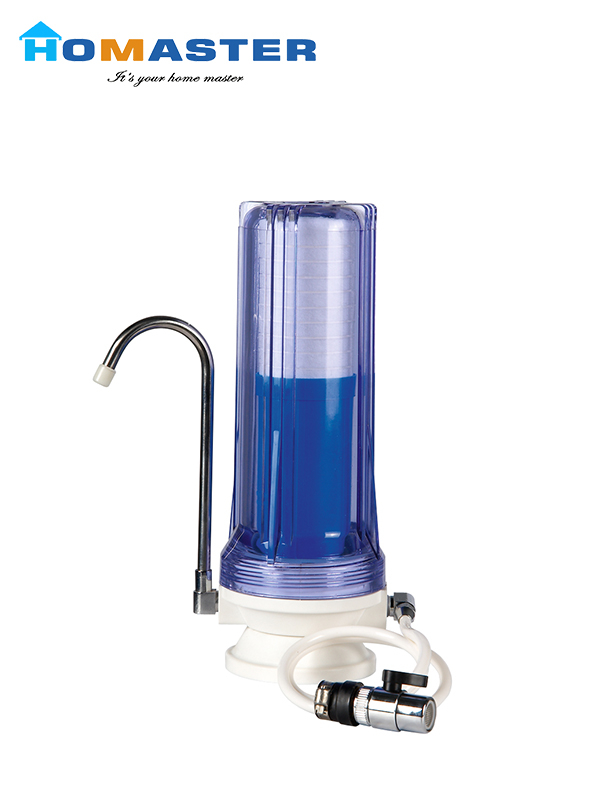 1 Stage Blue Counter Top Filter with Tap