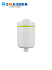 White & Zinc Plated Shower Filter for Bath 