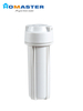10'' White Double O-ring In-line Water Filter Housing