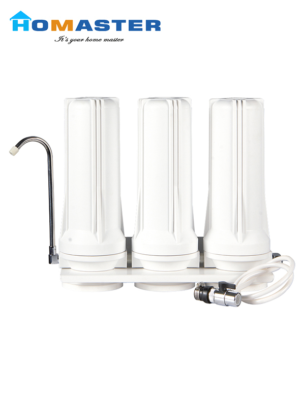 3 Stages Counter Top Water Purifier with PP+CTO+GAC