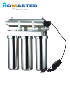 Four Stages 10 Inch In-line Stainless Steel Purifier