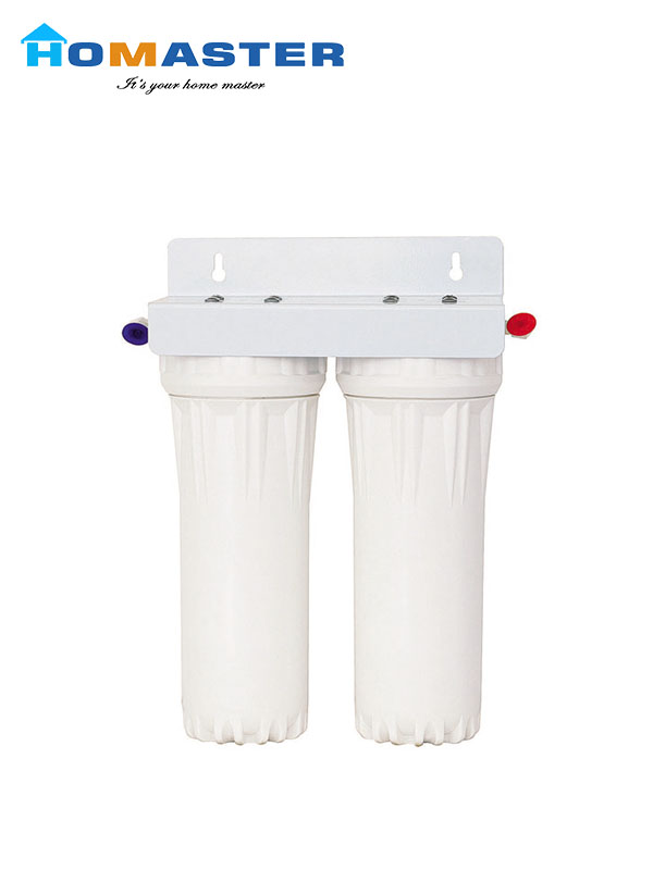 Double Stage White Housing Undersink Water Filter
